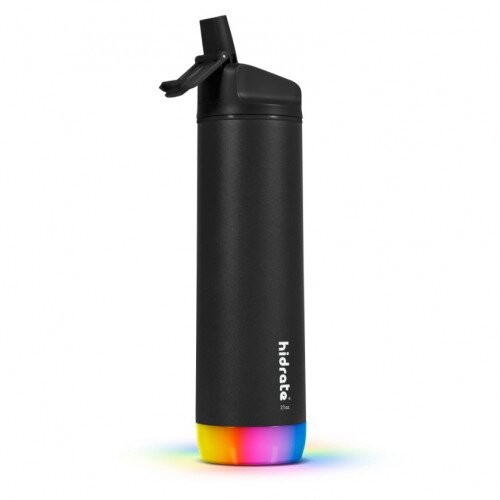 Hidrate Spark Stainless Steel Bluetooth Smart Water Bottle - 21oz - Straw - Black