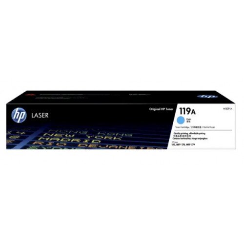 HP 119A Original Laser Toner Cartridge - Cyan