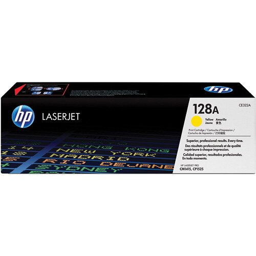 HP 128A Original LaserJet Toner Cartridge - Yellow