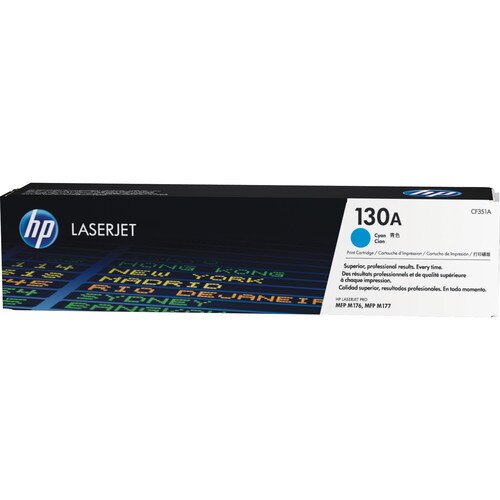 HP 130A Original LaserJet Toner Cartridge - Cyan