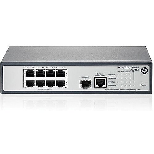 HP 1910-8G Ports Switch