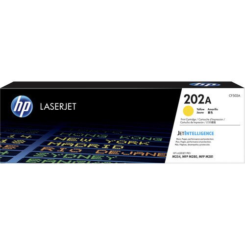 HP 202A Original LaserJet Toner Cartridge - Yellow