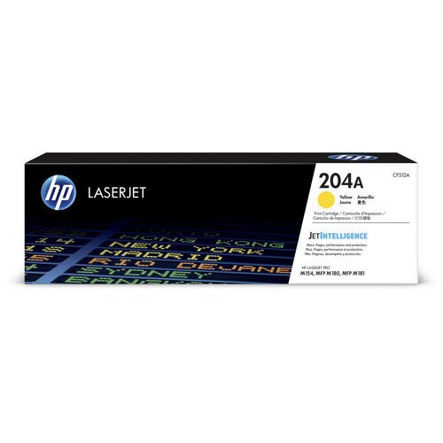 HP 204A Original LaserJet Toner Cartridge - Yellow