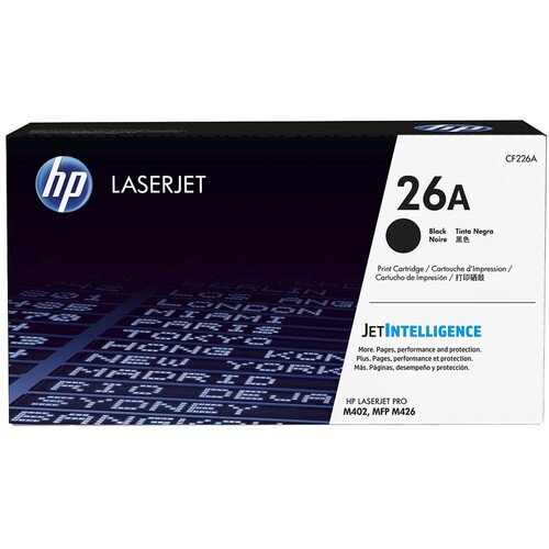 HP 26A Black Original LaserJet Toner Cartridge