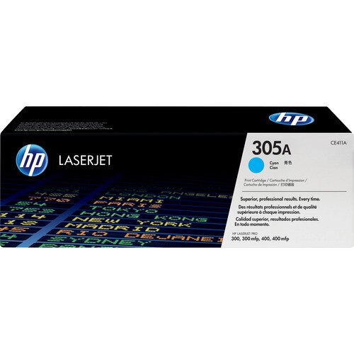 HP 305A Original LaserJet Toner Cartridge - Cyan
