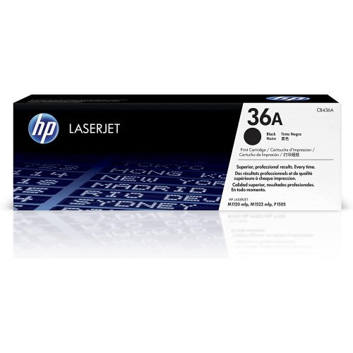 HP 36A Black Original LaserJet Toner Cartridge