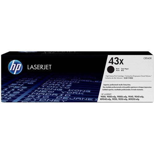 HP 43X High Yield Black Original LaserJet Toner Cartridge