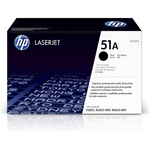 HP 51A Black Original LaserJet Toner Cartridge
