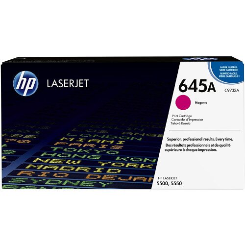 HP 645A Original LaserJet Toner Cartridge - Magenta