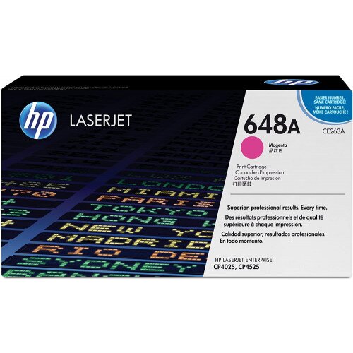 HP 648A Original LaserJet Toner Cartridge - Magenta