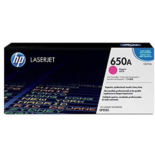 HP 650A Original LaserJet Toner Cartridge - Magenta
