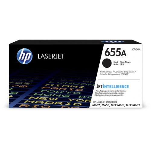 HP 655A Original LaserJet Toner Cartridge - Black