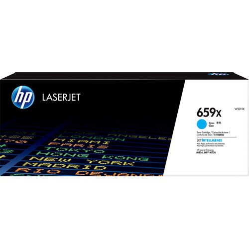 HP 659X High Yield Original LaserJet Toner Cartridge - Cyan