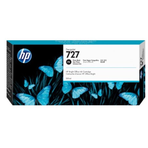HP 727 300-ml DesignJet Ink Cartridge - Photo Black