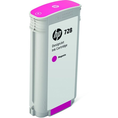 HP 728 130-ml DesignJet Ink Cartridge - Magenta