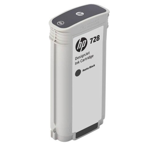 HP 728 130-ml DesignJet Ink Cartridge - Matte Black