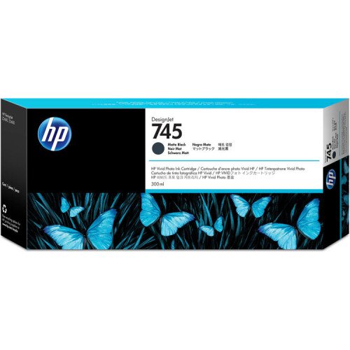 HP 745 300-ml DesignJet Ink Cartridge - Matte Black