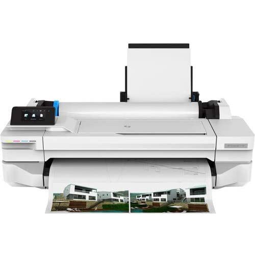 HP DesignJet T130 Large Format Compact Wireless Plotter Printer - 24" with Mobile Printing