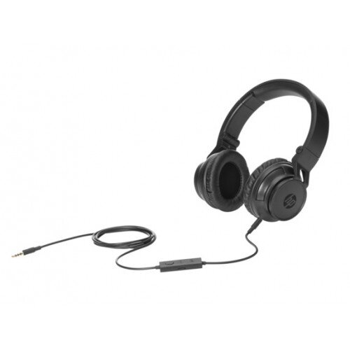 HP H3100 Black Wired Headphones