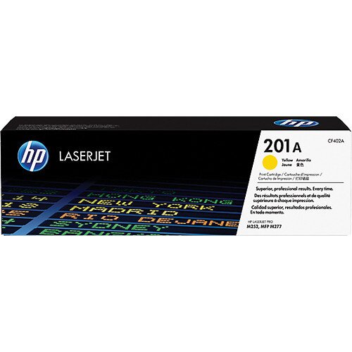 HP 201A Original LaserJet Toner Cartridge - Yellow