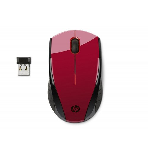 HP X3000 Wireless Mouse - Red