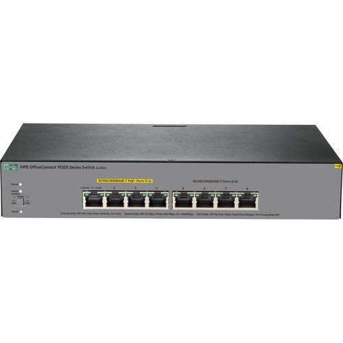 HPE OfficeConnect 1920S 8G PPoE+ 65W Switch