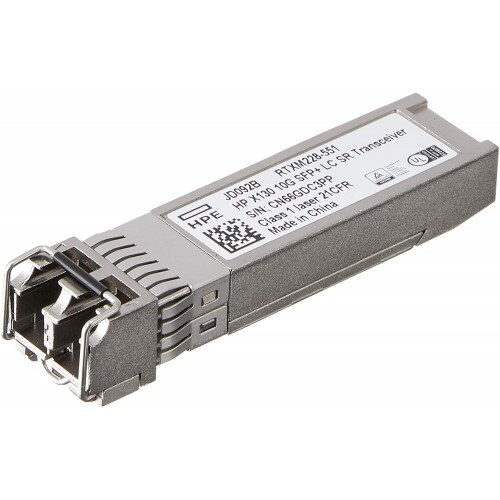 HPE X130 10G SFP+ LC SR Transceiver