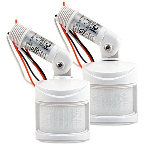 HomeSeer HS-FLS100+ G2 Z-Wave Plus Floodlight Sensor - 2 Pack