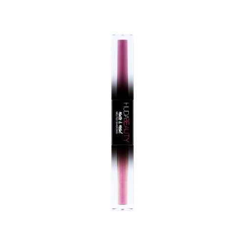Huda Beauty Matte & Metal Melted Double Ended Liquid Eyeshadow - Silk Bomber & Bubblegum