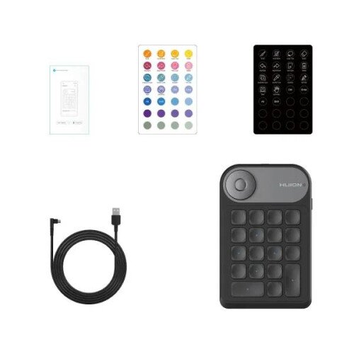 Buy HUION Keydial Mini K20 Wireless Bluetooth Controller online in ...