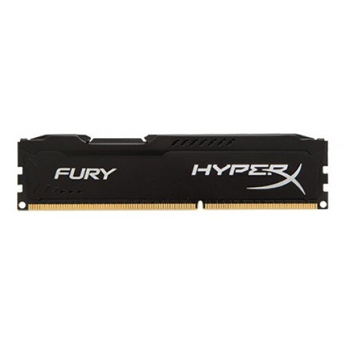 HyperX FURY DDR3 Memory - Black - 1600MHz - 4GB - Single Module - 1.35V