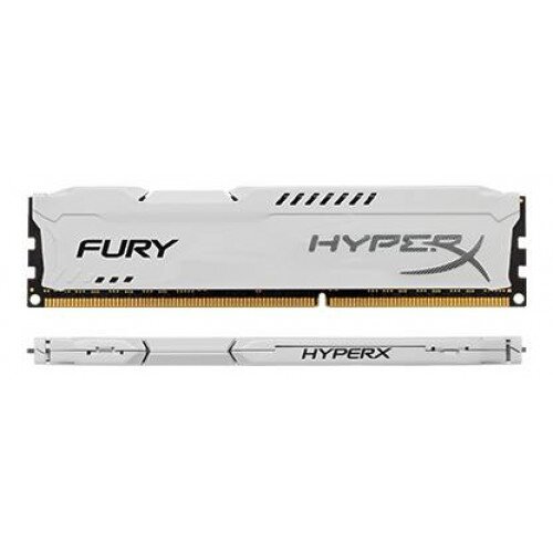 HyperX FURY DDR3 Memory - White - 1600MHz - 4GB - Kit of 2 - 1.5V