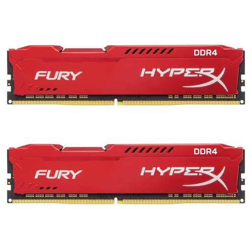HyperX FURY DDR4 Memory - Red - 2666MHz - 16GB - Kit of 2