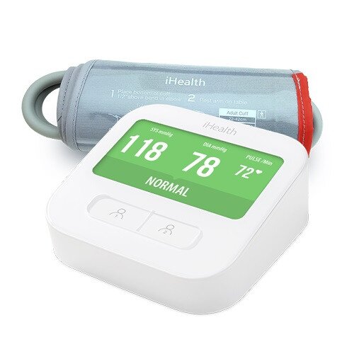 iHealth Clear Wireless Blood Pressure Monitor - Standard Size Cuff 8.6" - 16.5"