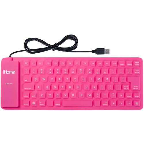 iHome Flexible Portable Travel USB Enabled Keyboard