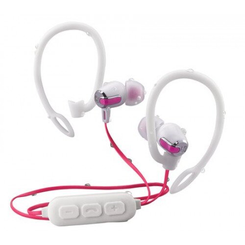 iHome iB71 Water-Resistant Wireless Sport Earbud - White