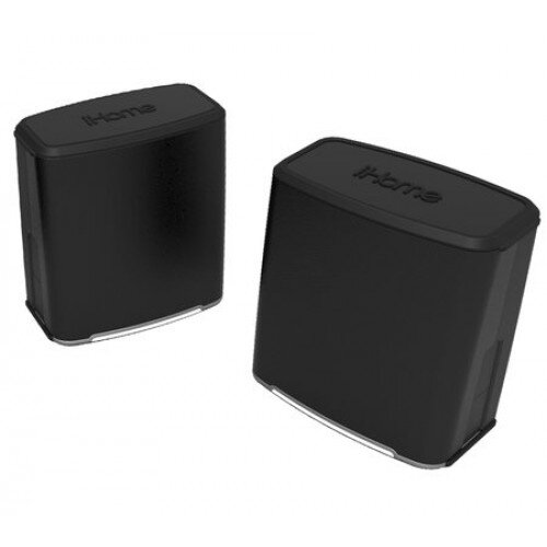 iHome iBT11 Portable Surround Sound Bluetooth Stereo Speaker System With Charging Cradle