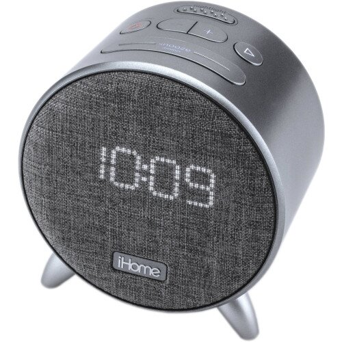 iHome iBT235 Dual-USB Charging and Ambient Light Bluetooth Alarm Clock