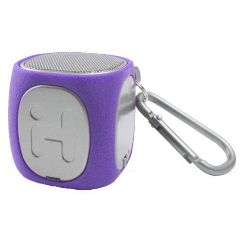 iHome IBT55 Bluetooth Rechargeable Mini Speaker System - Purple