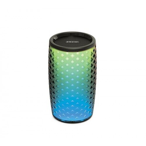 iHome iBT75 Color Changing Bluetooth Rechargeable Speaker System With Speakerphone