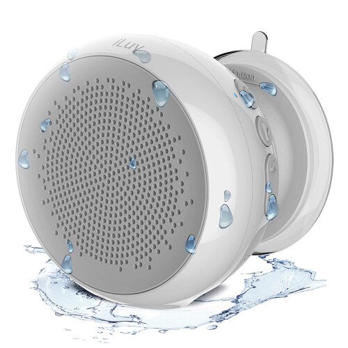 iLuv Aud Shower Portable Water Resistant Bluetooth Speaker