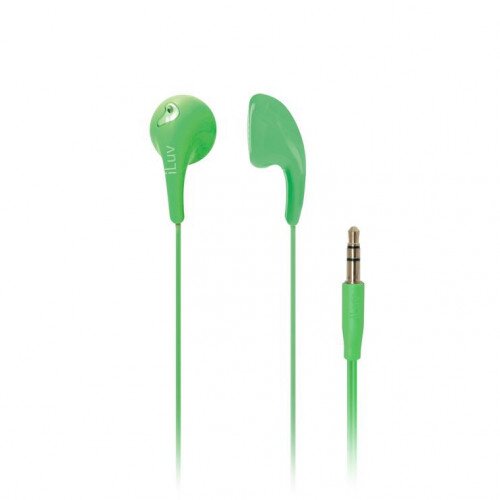 iLuv Bubble Gum 2 Flexible Jelly-Type Stereo Earphone - Green