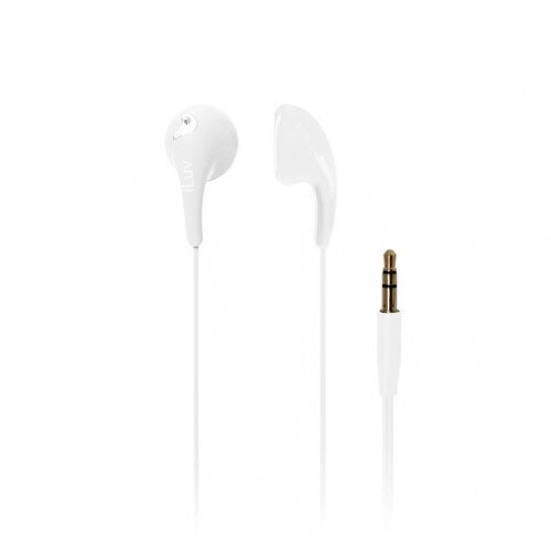 iLuv Bubble Gum 2 Flexible Jelly-Type Stereo Earphone - White