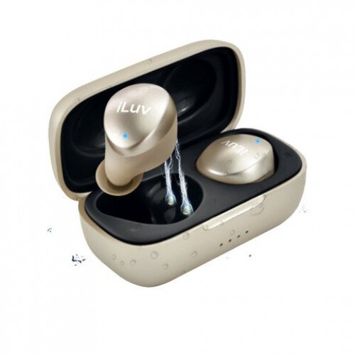 iLuv Bubble Gum True Wireless Earbuds - Gold