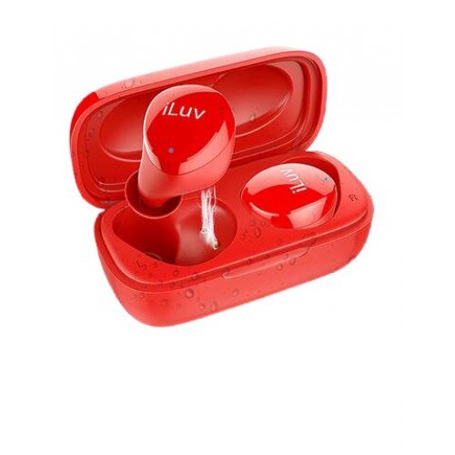 iLuv Bubble Gum True Wireless Earbuds - Red