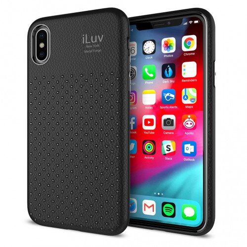 iLuv Metal Forge Case for iPhone XR - Black