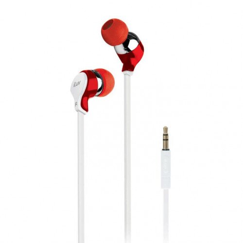 iLuv Party On Stereo Earphone - Red