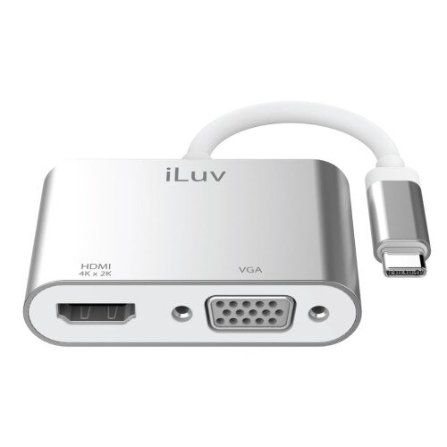 iLuv USB-C to HDMI/VGA Adapter