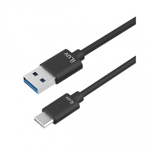 iLuv USB-C to USB-A Sync and Charge Cable 3ft