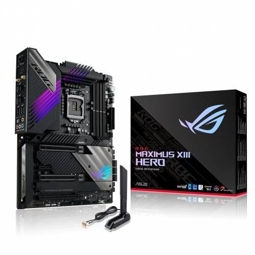 ASUS ROG Maximus XIII Hero (WiFi 6E) Z590 LGA 1200(Intel11th/10th Gen) ATX Gaming Motherboard